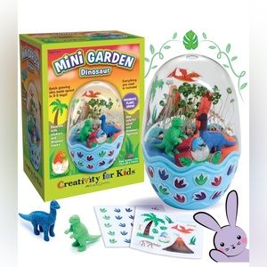 Creativity for Kids Mini Garden: Terrarium Kit for Kids - Dinosaur Crafts